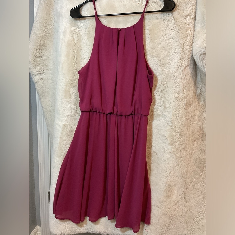 Pink fushia dress - Picture 3 of 3